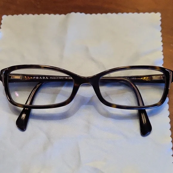 Prada Tortiose Shell Glass with Case - Picture 7 of 11